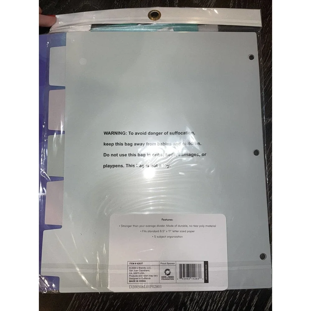 Poly Tab Tidal Ombre Dividers 15ct (3×5ct)